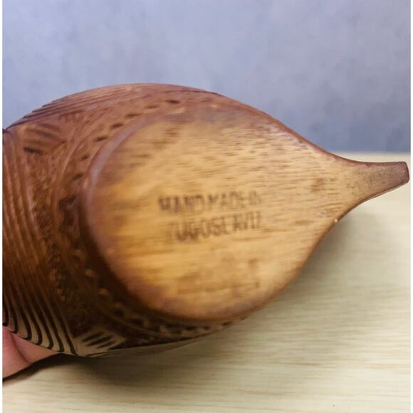 Yugoslavian Shepherd Ceremonial Wedding Cup, Hand Carved Wood, Folk Art … - Picture 5 of 7